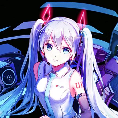 初音未来 动漫头像 动漫女头