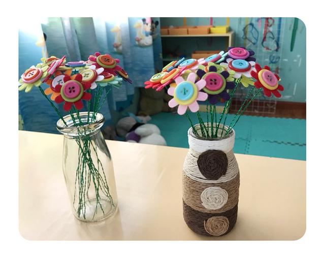 彩色拉菲纸绳编织 手工制作幼儿园diy美术环境创意画 材料线绳子