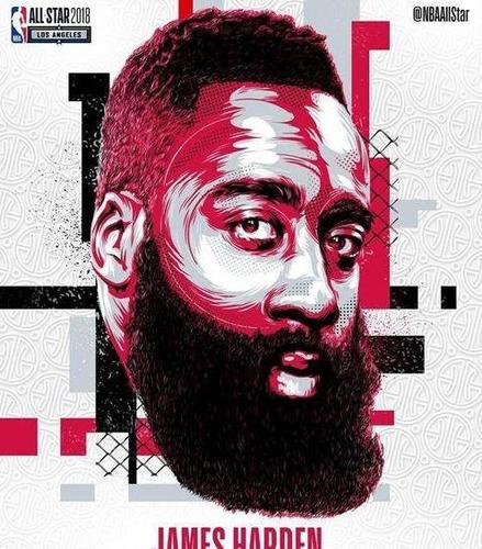 nba全明星首发球员漫画头像,詹姆斯最霸气,考辛斯最