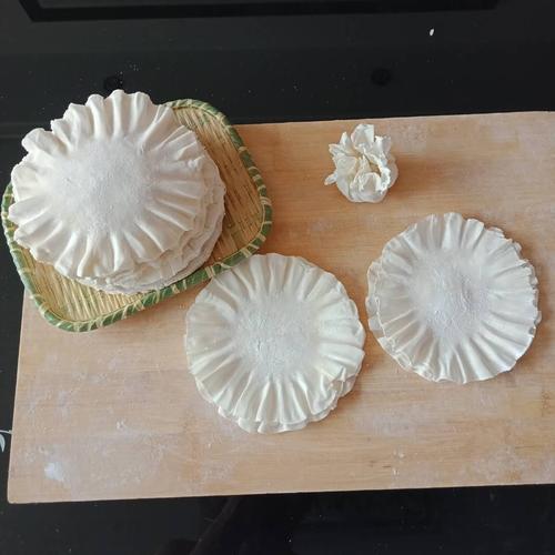 包邮烧麦皮稍美皮烧卖皮纯手工呼市早餐一份45张左右550克代购