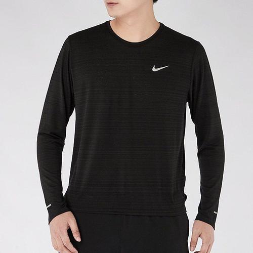 nike耐克男装2021春季新款休闲运动服训练跑步长袖运动t恤cu5990010