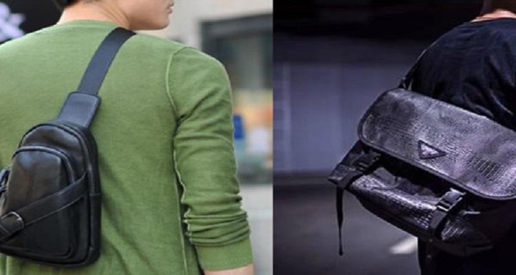 单肩包怎么背男士的