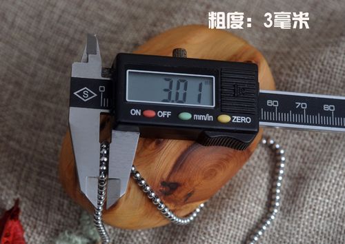 无间隙925纯银圆珠项链粗度3毫米泰国进口泰银做黑做旧佛珠链长短