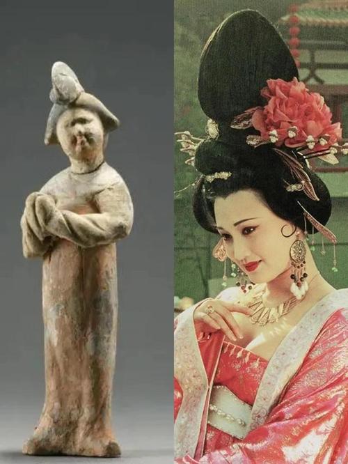 湖北武昌唐墓出土 双环望仙髻