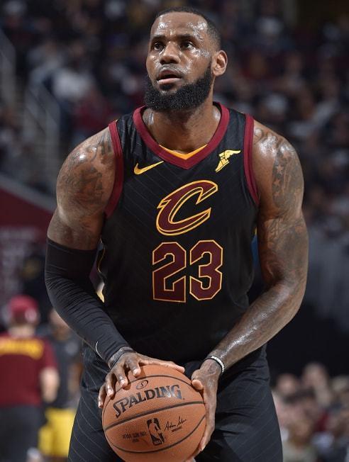 7张照片看詹姆斯肌肉进化史,从最早修长身材 到如今成