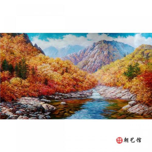 杨国振《山河》朝鲜油画