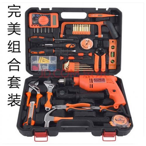 手动组合家用工具套装五组套德国电工木工维修工具箱