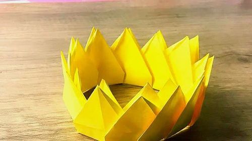 简单容易学的皇冠折纸,给宝宝折一个!