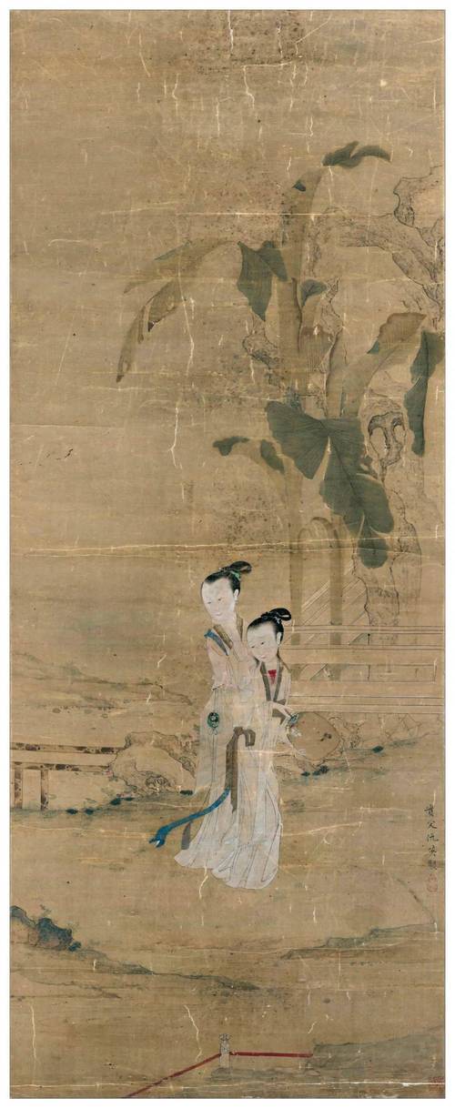 明 仇英《古代仕女图》欣赏