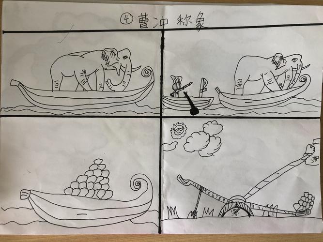 要给大象称体重,总共分几步?——图说《曹冲称象》