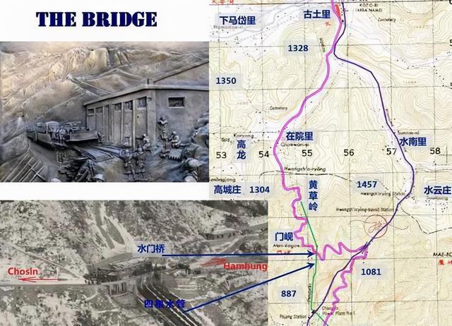 水门桥所在的位置,在黄草岭山口.