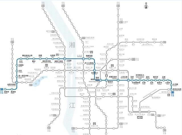 从2006年开始,长沙规划研究城市轨道交通,2009年长沙市的第一条轨道