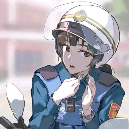 有没有好看的动漫女警察头像