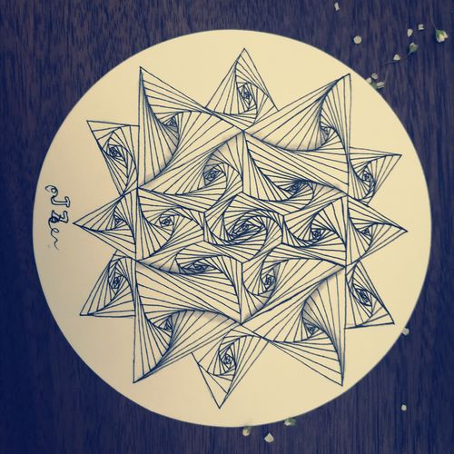 禅绕画复盘一笔一画皆是风景