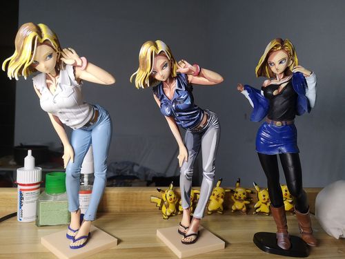 七龙珠人造人18号手办二次元涂装