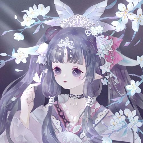 动漫女生头像|错过落日余晖还可以期待满天繁星