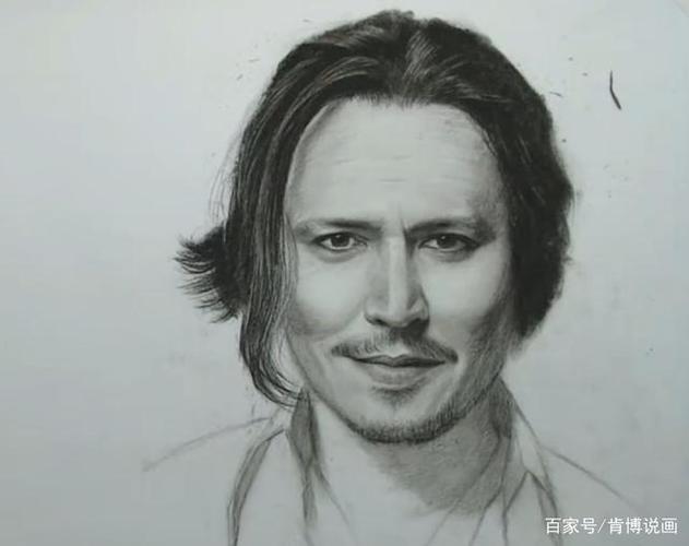 素描人像怎样画?大神这样绘画,海绵蛋擦出画面效果