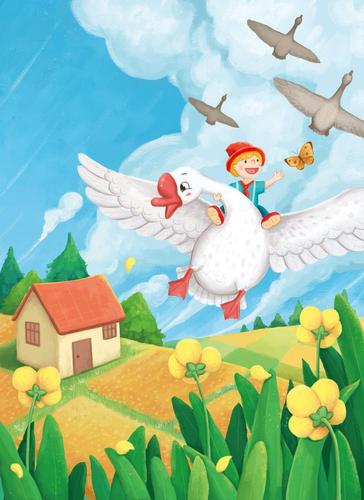 尼尔斯骑鹅旅行记005