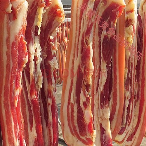 江西农家自制土猪腊肉咸肉日晒风干五花肉非四川烟熏