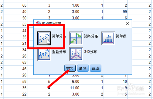 如何利用spss绘制散点图