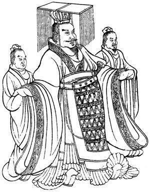 汉武帝的简笔画