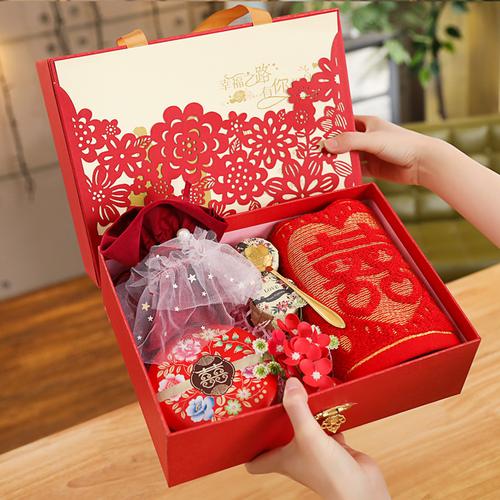 结婚伴手礼婚庆喜糖婚礼糖果成品含糖乔迁之喜回礼高档礼品礼盒装