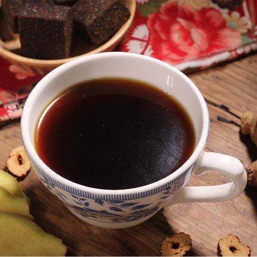 克600 包共 30 姜母茶速溶老姜汤 杯口留香红糖姜块茶 罐装 3 红糖姜