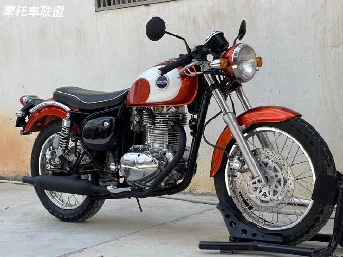 复古机车 个性十足 川崎bj250