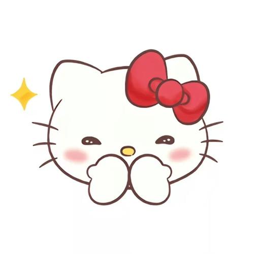 头像|可爱猫咪 卡通动漫凯蒂猫 个性搞怪沙雕头像 摩尔庄园 三丽欧