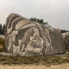 石雕景观石风景石泰山石假山大型天然石刻字自然石门口摆件风水石