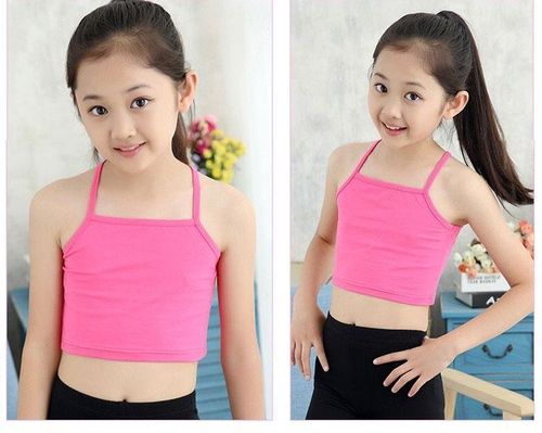 浪莎 小女孩发育期穿的女童发育期小背心9-12岁学生儿童女大童吊带