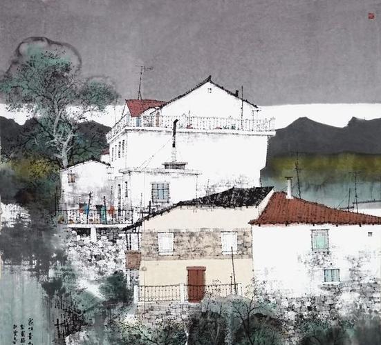 刘建的水墨画,是一种全新的呈现方式