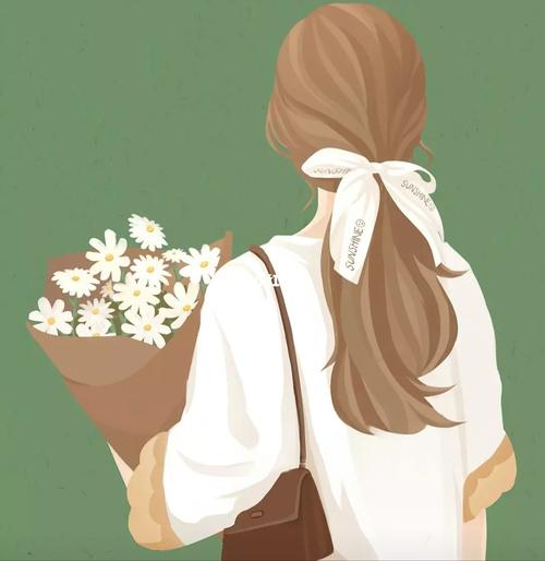 动漫女孩背影头像来了_动漫_头像_素材_头像