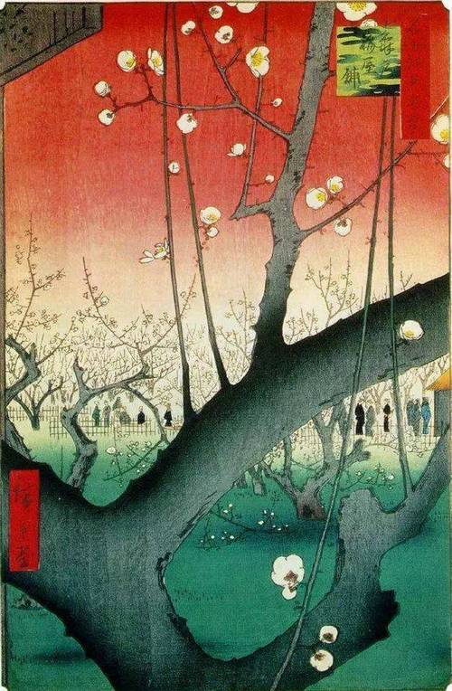 歌川广重作品 雪舟