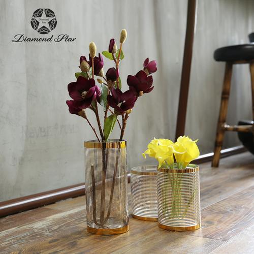 公室小玻璃花瓶摆件客厅插花装价格质量 哪个牌子比较