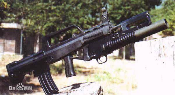 95式早期使用的91b枪挂榴弹发射器