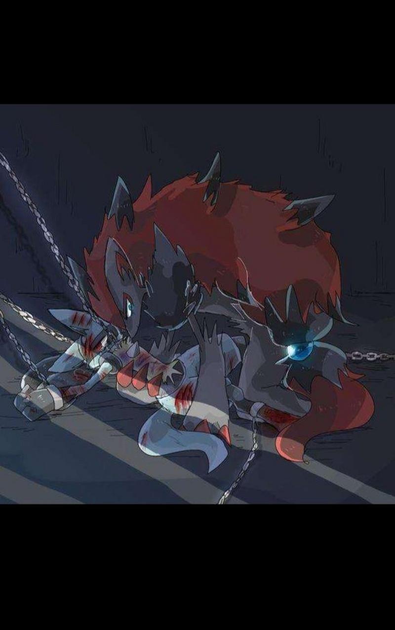 路卡利欧:干啥 索罗亚克:过来 路卡利欧:不要 索罗亚克:啊!