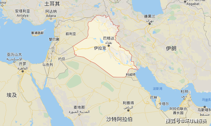 一个是伊拉克,作为面积大国的伊拉克,海岸线只有60公里,出海口差点被