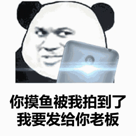 你摸鱼被我拍到了我要发给你老板_老板_摸鱼_发给你表情