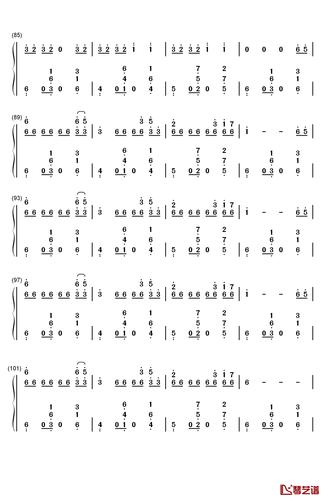 go go钢琴简谱-数字双手-防弹少年团