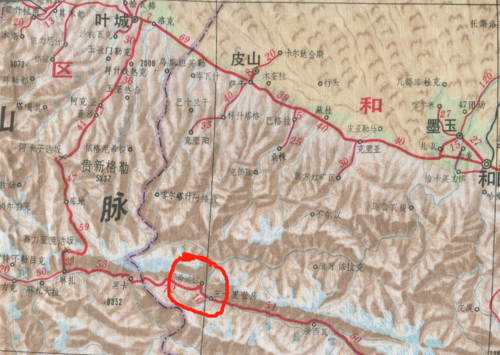 三十里营房西面希迪拉就是赛图拉.