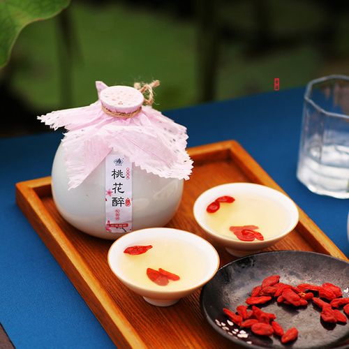 包邮 果味微甜糯米黄酒桃花酿水果酒 三生三世十里桃花醉 单瓶