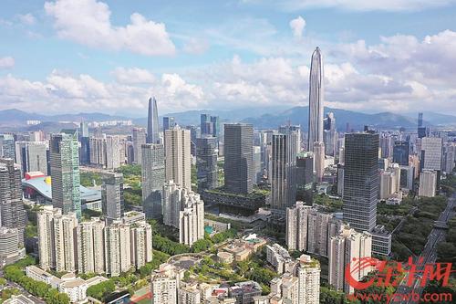 深圳市中心区全景