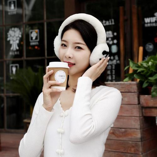 羊毛耳罩女冬季真皮草耳暖保暖护耳朵耳捂耳套耳包时尚潮流网红款