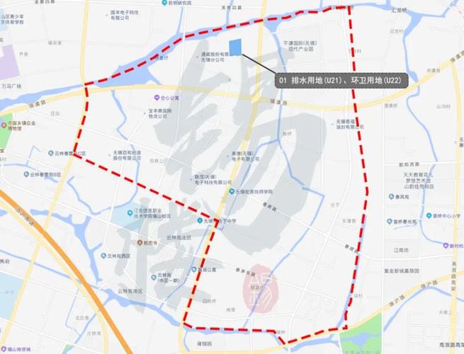 将万安路与杨亭路交叉口东南侧部分研发型工业用地/一类工业用地(ma