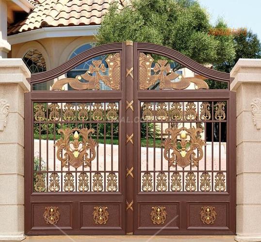 乾盾全铝庭院大门防盗门