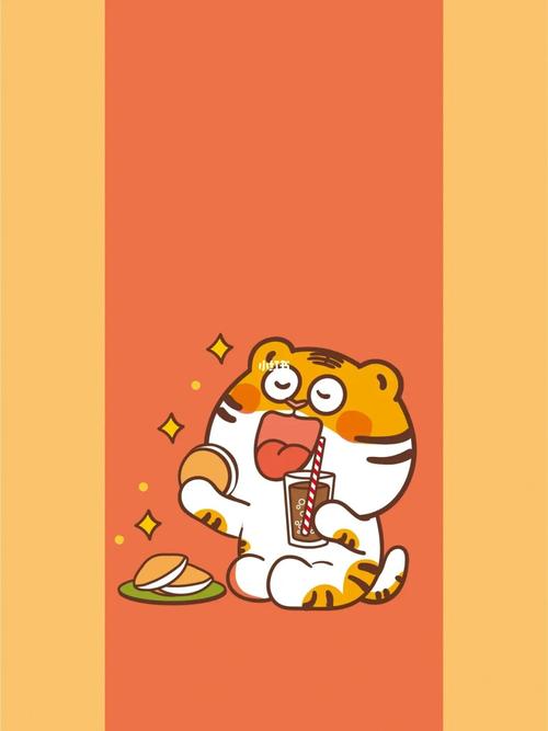 壁纸分享胖虎萌萌老虎宝宝卡通可爱ip形象