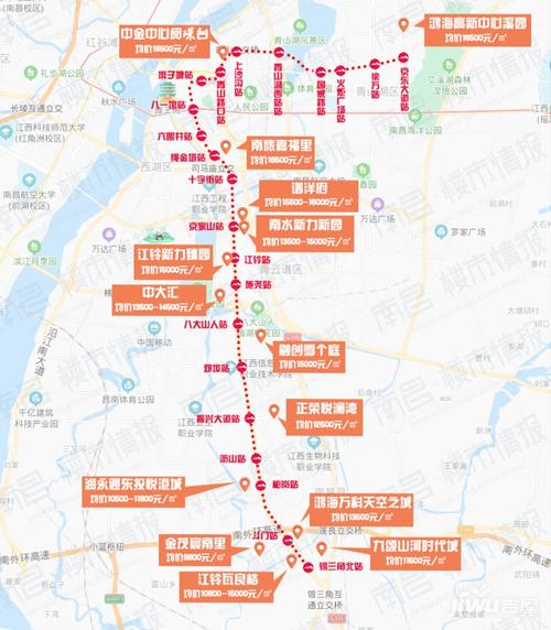 南昌地铁3号线红利已现这些地铁楼盘可以考虑