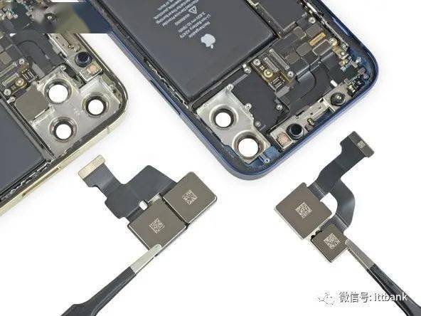 iphone 12/pro 拆解,摄像头模组关键芯片零部件曝光