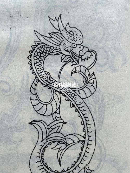 中国传统纹样图案设计灵感素材学习龙纹_中国传统_中国风_博物馆_刺绣